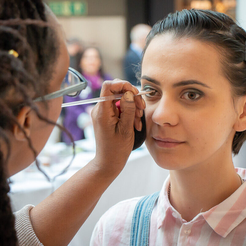 Makeup for professional headshots