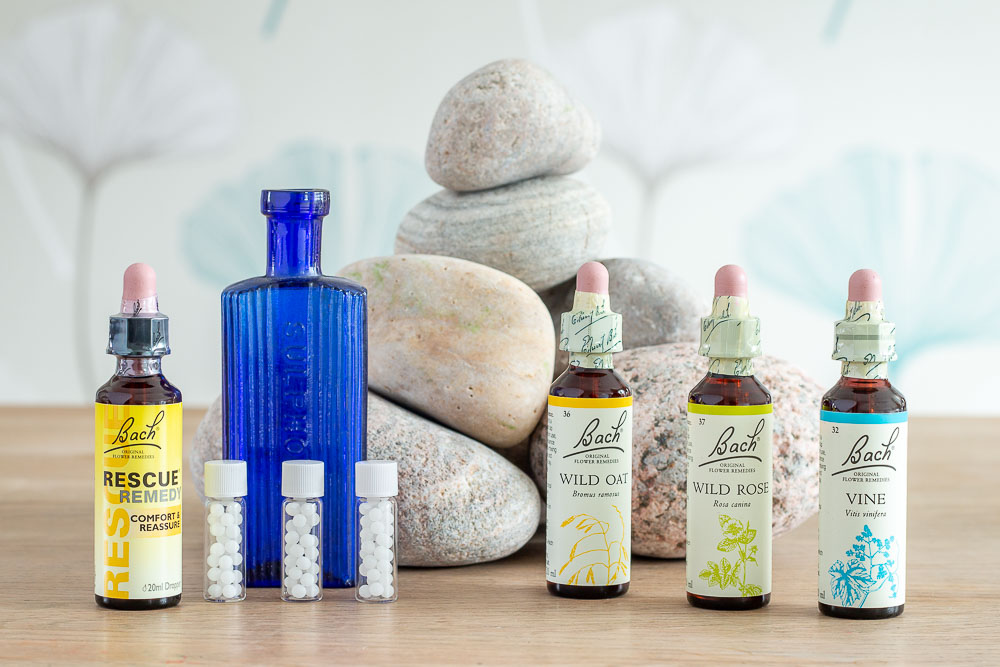Product photography of homeopathic remedies